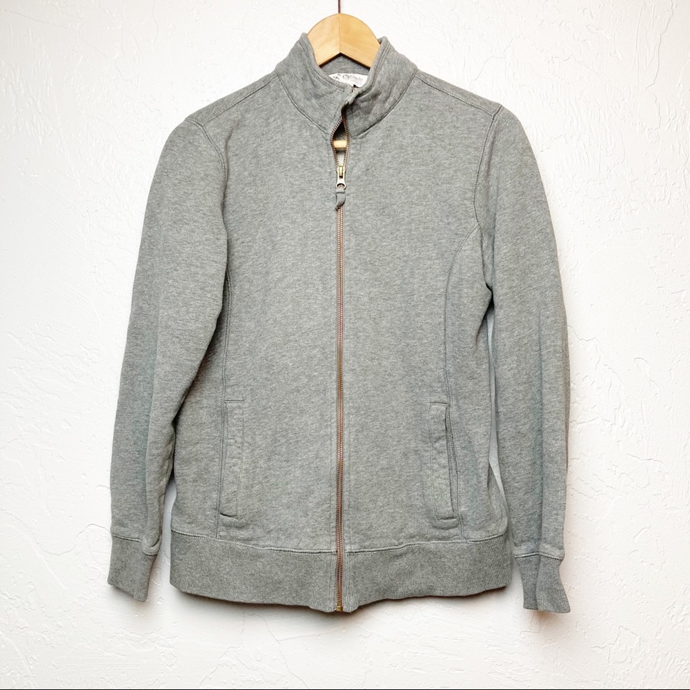 Guide series grey zip up sweatshirt M